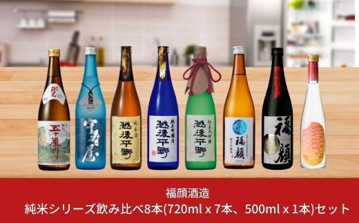 福顔酒造 厳選 日本酒飲み比べセット (300ml × 9本） 【017S005】
