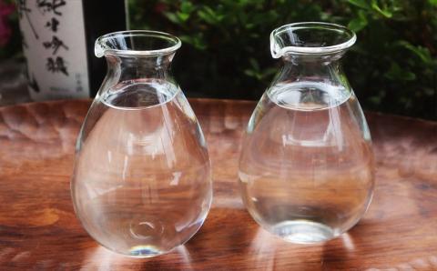 耐熱ガラス製 シンプルな徳利 2個セット