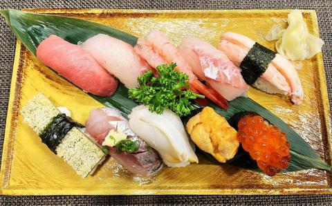 【冷凍にぎり寿司】すし割烹 魚河岸 特選にぎり寿司 10貫（1人前）