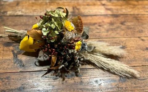 季節のドライフラワー Mサイズ スワッグ