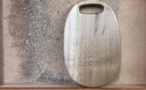 米山山麓の天然無垢材 カッティングボード（B）1枚