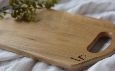 米山山麓の天然無垢材 カッティングボード（C）1枚