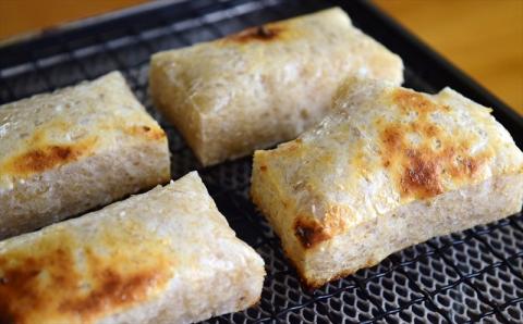 玄米餅 切り餅 430g入×5パック（計 40切）こがねもち100％使用 杵つき餅[Y0444]