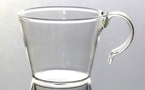 重ねてしまえる耐熱ガラス製カップ（3個）