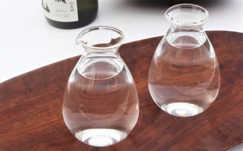 耐熱ガラス製 シンプルな徳利 2個セット