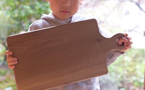 米山山麓の天然無垢材 カッティングボード（A）1枚