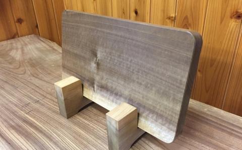 米山山麓の天然無垢材 まな板 小 1枚