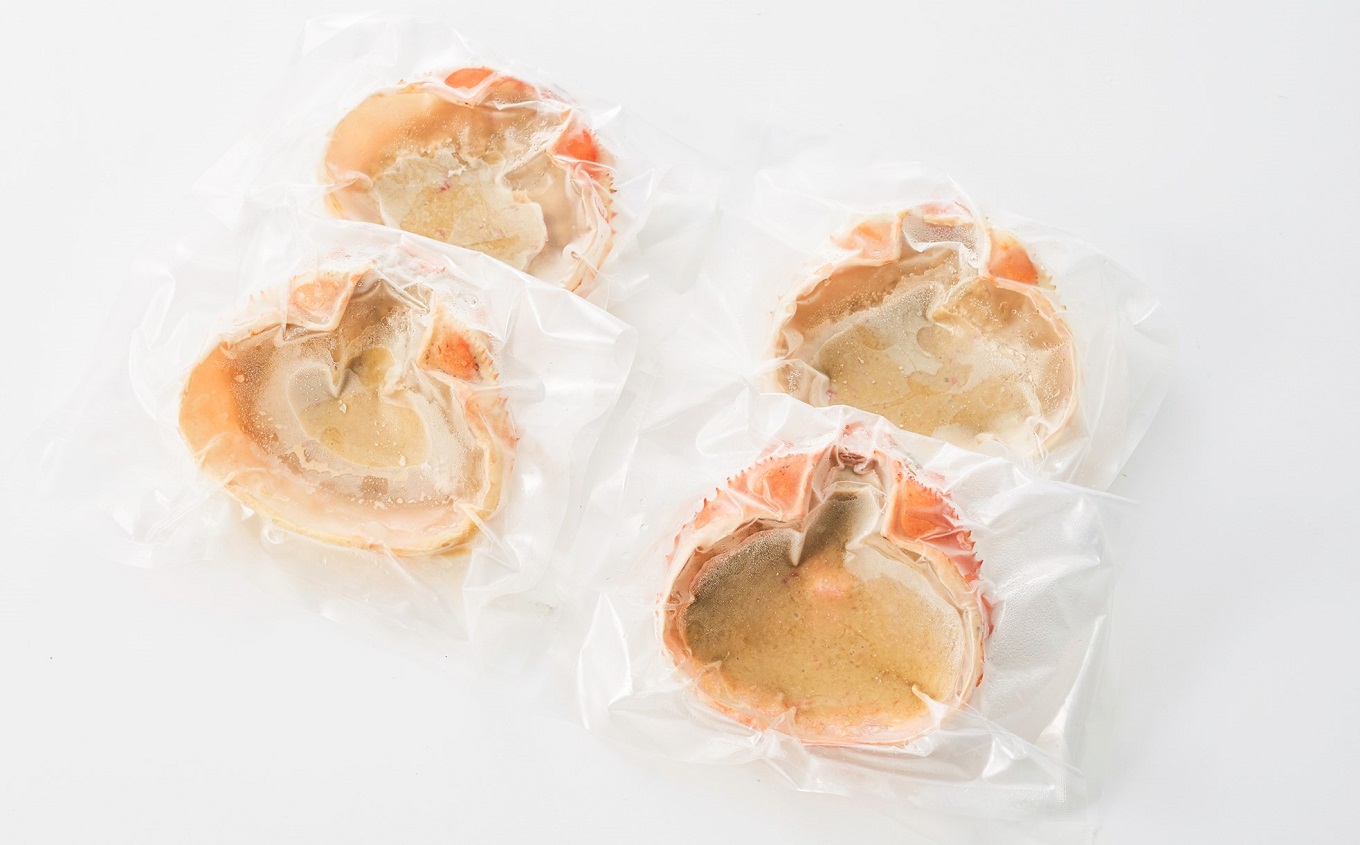蟹味噌甲羅焼き 約80g×4個入 けんじろうの大人気商品 国産蟹味噌