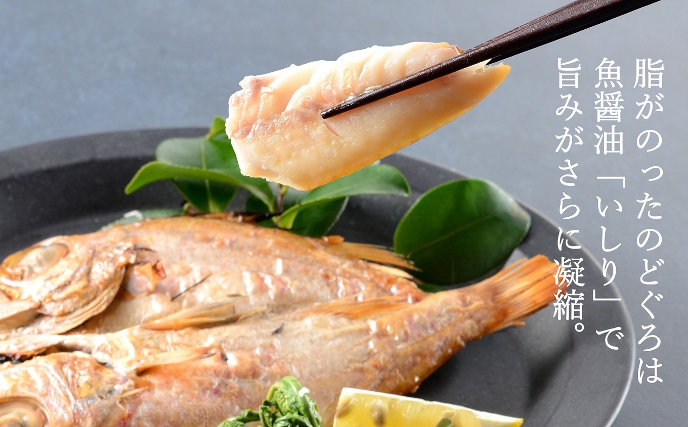 のどぐろ一夜干し いしり漬 脂ののった日本海産 2枚（計 240g以上）