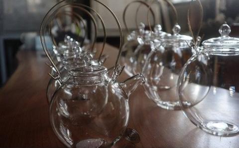 耐熱ガラス製ティーポット「まんまるポット」1.0L