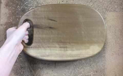 米山山麓の天然無垢材 カッティングボード（B）1枚