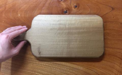 米山山麓の天然無垢材 カッティングボード（D）1枚