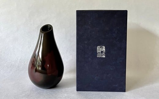 【新潟県伝統的産業品認定 斑紫銅】斑紫銅花器 しずく[ZC403]