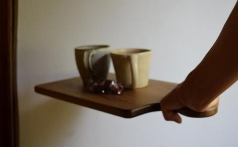 米山山麓の天然無垢材 カッティングボード（A）1枚