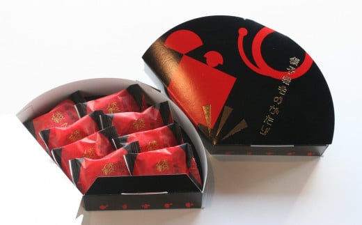 銘菓「綾子舞」8個入 扇箱 綾子舞本舗タカハシ