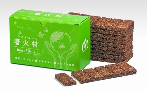 TL着火材 60片入 100%新潟県産天然間伐材等使用 キャンプ 焚き火 ストーブ