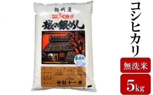 令和7年産新米【五ツ星お米マイスター厳選】コシヒカリ 無洗米 5kg[Y0561]