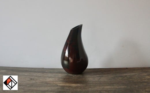 【新潟県伝統的産業品認定 斑紫銅】斑紫銅花器 しずく[ZC403]