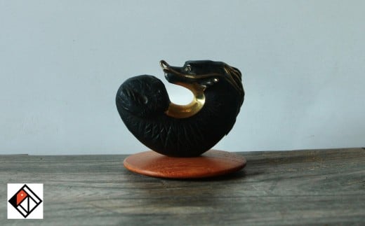 【新潟県無形文化財認定 蝋型鋳金】2024モデル干支「辰」 蝋型鋳金置物 Zodiac「Tatu」[ZI710]