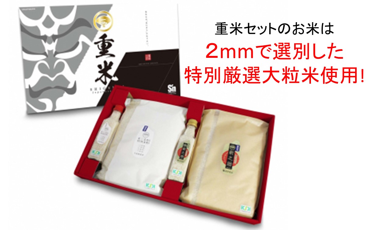 新米先行予約[令和6年産新米]コシヒカリ 3.3kg・新之助 3.3kg 食べ比べセット(計 6.6kg) 重米セット