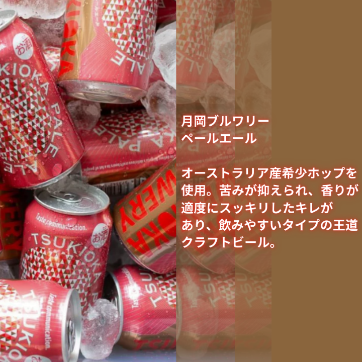 月岡ブルワリー ペールエール 6缶セット 350ml 6本 クラフトビール ビール 地ビール ギフト プレゼント オーストラリア ホップ 女性 初心者 入門 新潟県 新発田市 shinbo015