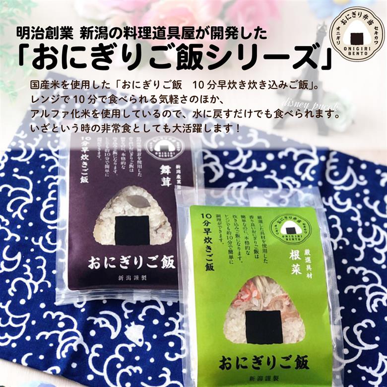 無洗米 お米 6個 コシヒカリ 炊き込みご飯 オニギリ おこめ お米 米 ご飯 ごはん 人気ご飯 無添加 健康 自然 安心 おすすめ キャンプ アウトドア 簡単 長期 保存 保存食 備蓄食 防災 年末 年始 ギフト プレゼント国産 フリーズドライ 関川産業 新潟県 新発田市J44_01