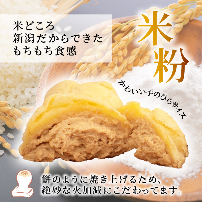 シュークリーム カスタード きなこ きな粉 もちもち 米 粉 米粉 贈答 ギフト スイーツ お菓子 おやつ デザート 洋菓子 焼菓子 個包装 小分け 新潟銘菓 新潟 新発田 蒲原 いえい 菜菓亭 iei004