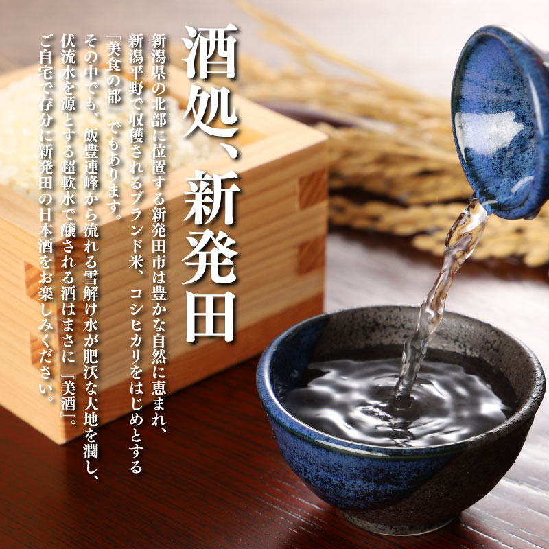 【日本酒】飲み比べ 720ml×4本 新潟 菊水 王紋 金升 四合瓶 蔵元 新発田 shinbo002