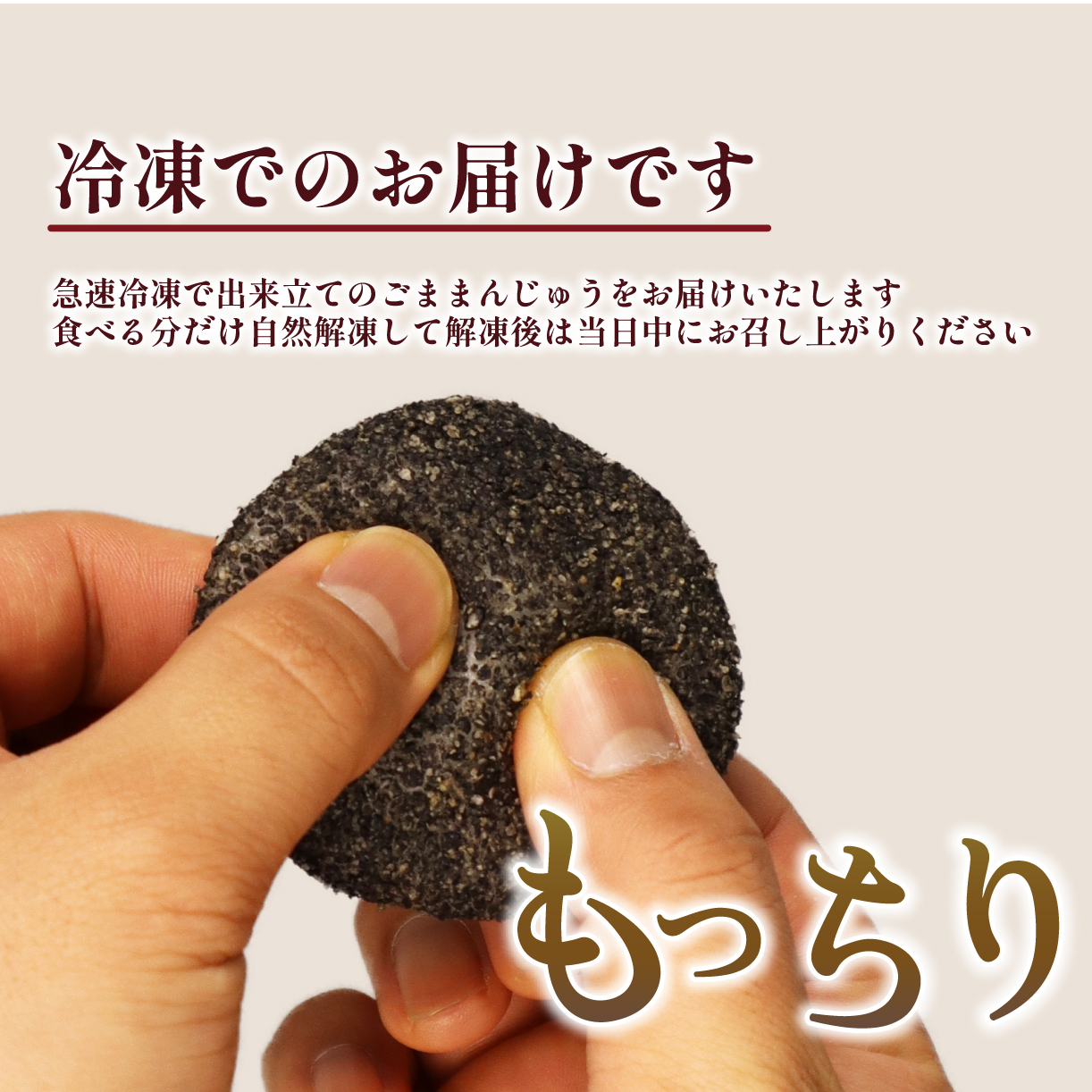 和泉屋のごままんじゅう（10個入） I73_02