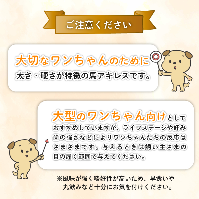 ドッグフード 馬アキレスロング 500g×1袋 【 馬 ドックフード アキレス ロング ペット おやつ ペット用品 犬用 500g 1袋 無添加 無着色 安心 安全 自然食品 KT009 】