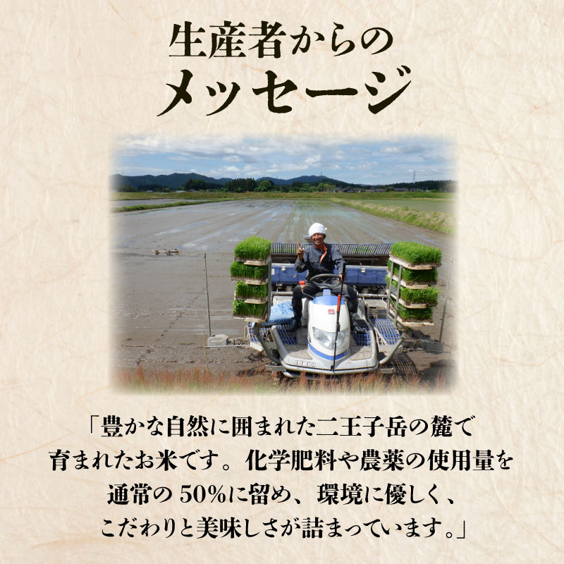 令和7年産 新潟県産 コシヒカリ 5kg 数量限定 特別栽培米 二王子米 新潟産 新潟米 新発田産 新発田 お米 米 kome 白米 ご飯 こめ ごはん ライス ふるさと納税米 コシヒカリ お弁当 食品 せいだ とんとん市場 ブランド米 人気米 玄米 新潟県 新発田市 seida002_02