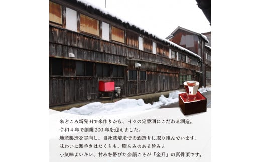 金升酒造 朱・碧セット 1.8L×2本 ｜ お酒 酒 地酒 日本酒 金升酒造 1,800ml 2本 セット 飲み比べ 1.8L 晩酌 おすすめ 贈答 ギフト プレゼント ふるさと納税 新潟 新発田 新潟県 新発田市 新保酒店 shinbo001_02