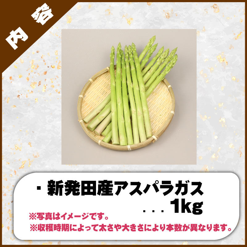 【先行予約】アスパラガス  1kg  約 40本	 野菜 旬 野菜 期間限定 数量限定 甘い 太い 柔らかい 特産品 nozofarm001