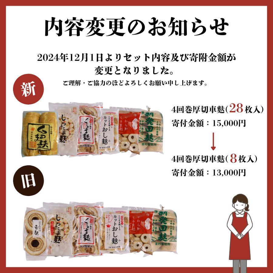 新潟の麩 6種まるごと食べ比べセット 【 新潟 麩 宮村製麩所 食べ比べ セット 6種 車麩 新発田麩 焼麩 I28 】
