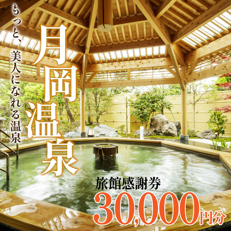 【月岡温泉】旅館感謝券 30,000円分 旅行券 宿泊券 利用券 ゴルフ 新潟 新発田 A01_10