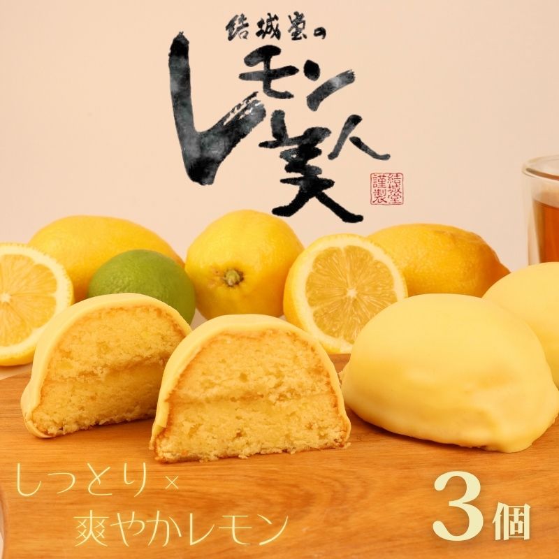 レモン美人 3個 レモンケーキ レモン 檸檬 ケーキ お菓子 焼菓子 スイーツ デザート レモンチョコ チョコ チョコレート ギフト プチギフト プレゼント お試し お土産 結城堂 新潟県 新発田市 yukido005
