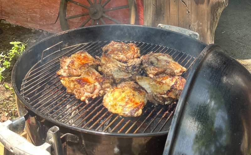 松乃井酒造場の酒かす入りジャークシーズニングと越乃鶏のジャークチキンセット