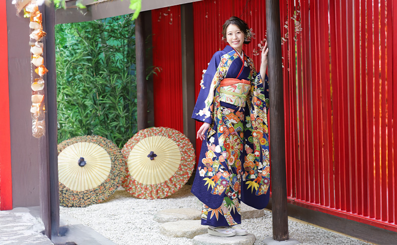 十日町友禅ブランド振袖 着物 和装 女性