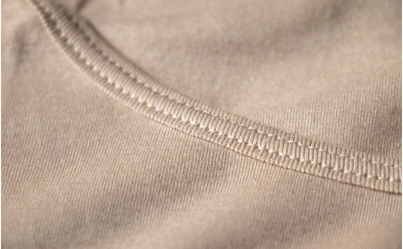 《絹生活研究所》インナー／レディース／フレンチ袖／ベージュ／Lサイズ