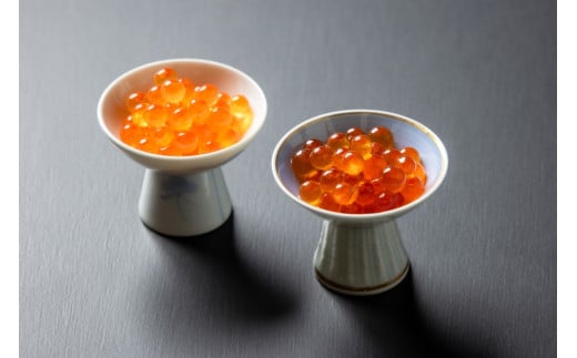 【数量限定】料亭 能登新の料亭のはらこ（いくら）2種セット（醤油漬け1個・味噌漬け1個）1069010