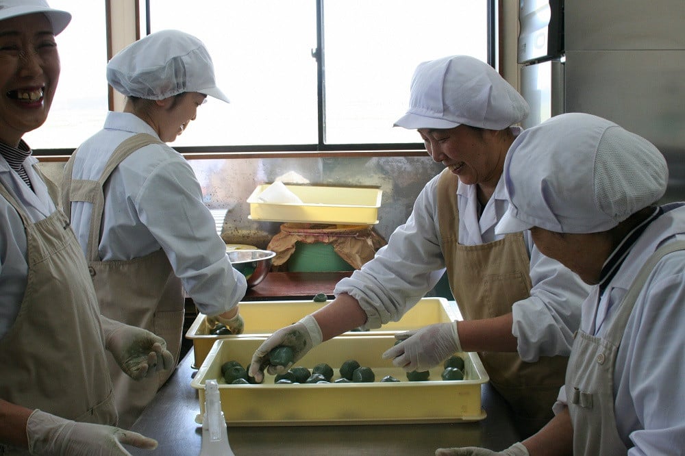 村上の元気なかあちゃんたちが手作りした笹団子（こしあん20ヶ）1061003