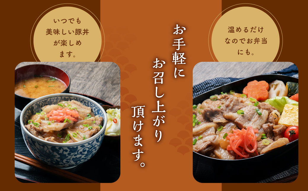 A4167 ジューシー朝日豚丼の具210g×5袋