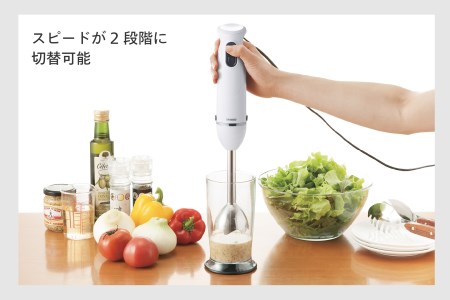 チョッパー付ハンディーブレンダー(KC-4833W)