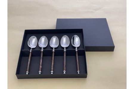 折燕ORI-EN コーヒースプーン 5本セット SP COPPER RED