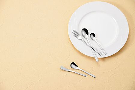 ピエール・カルダン 耐熱2重マグカップ200ml & カトラリーペアセット【B】