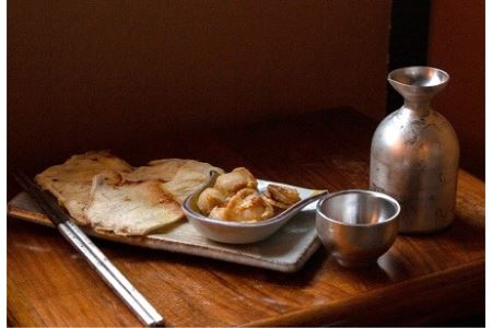 折燕ORI-EN 二重徳利1合 ANTIQUE SILVER