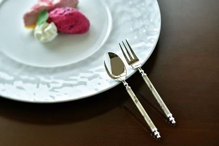 折燕ORI-EN 二重タンブラー260ml・コーヒースプーン・ヒメフォーク ANTIQUE SILVER