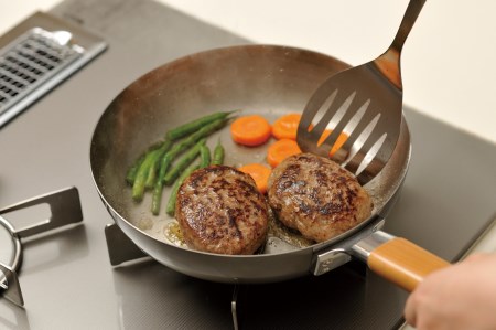 CS-038 千歳 ガラス蓋付フライパン24cm & ツール2点セット