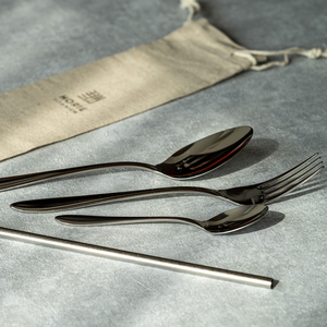 チタン製ストラー・カトラリーセット ナチュラル ナチュラル