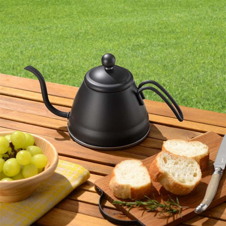 ドリップケトル1.0L (ブラック) IH対応 燕三 EM-057